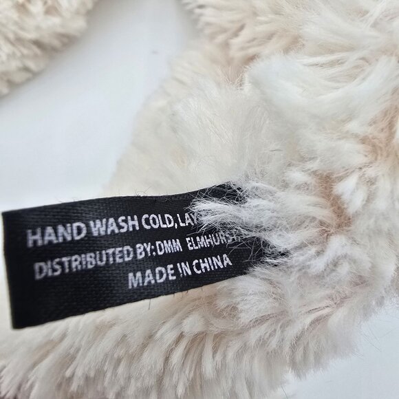 Posh Plush Infinity & Classic Faux Fur Scarves Beige & Taupe Polyester Bundle - Picture 6 of 8